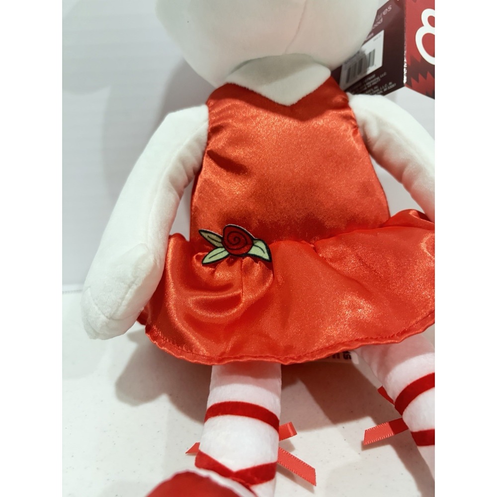 Angelina Ballerina Kohl's Cares Mattel 80th Anniversary Plush Doll 15" Red Satin - Picture 3 of 6